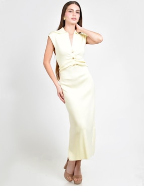 Vestido crop casual Roman Fashion para mujer