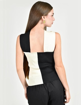 Blusa Roman Fashion sin manga para mujer