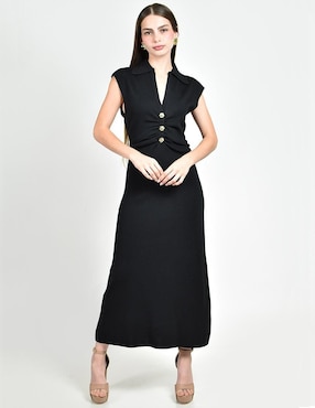 Vestido crop casual Roman Fashion para mujer