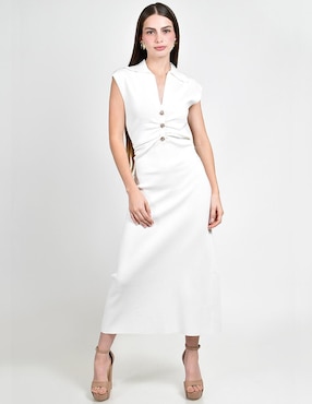 Vestido crop casual Roman Fashion para mujer