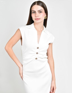 Vestido crop casual Roman Fashion para mujer