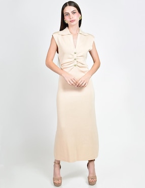 Vestido crop casual Roman Fashion para mujer