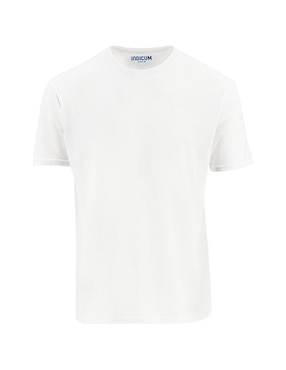 Set playera manga corta Indicum Denim cuello redondo para mujer