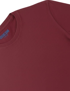 Set playera manga corta Indicum Denim cuello redondo para mujer