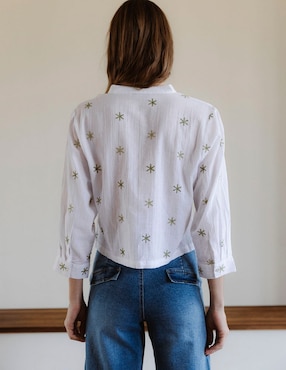 Blusa Renatta&Go manga 3/4 para mujer