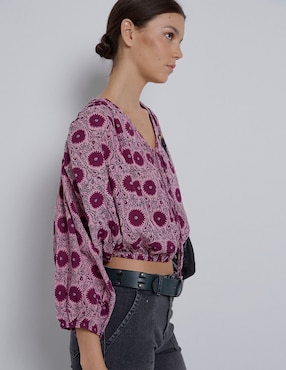 Blusa Renatta&Go manga 3/4 para mujer