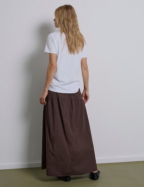 Falda larga Renatta&Go a la cintura