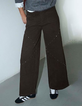 Jeans wide leg cintura Renatta&go para mujer