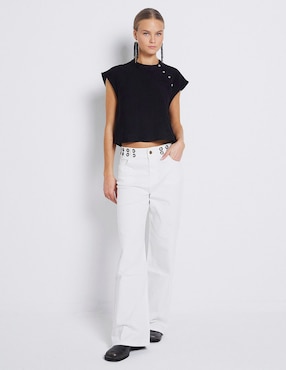 Blusa Renatta&Go manga corta para mujer