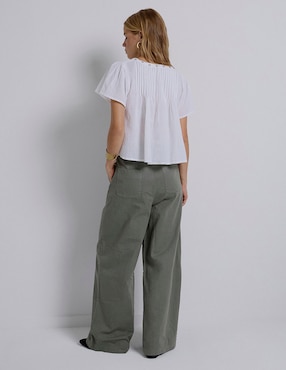 Blusa Renatta&Go manga corta para mujer