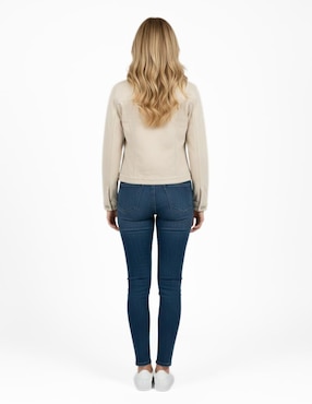 Chamarra denim Indicum Denim de mezclilla para mujer