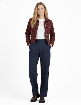 Chamarra denim Indicum Denim de mezclilla para mujer