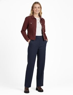 Chamarra denim Indicum Denim de mezclilla para mujer