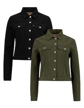Set chamarra denim Indicum Denim de mezclilla para mujer