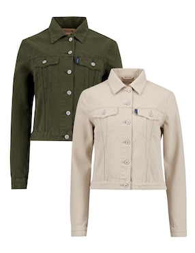 Set chamarra denim Indicum Denim de mezclilla para mujer