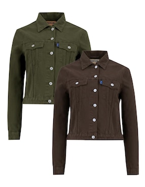 Set chamarra denim Indicum Denim de mezclilla para mujer