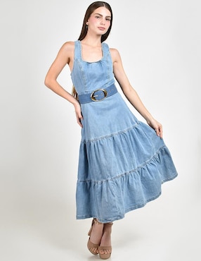 Vestido midi casual Roman Fashion para mujer