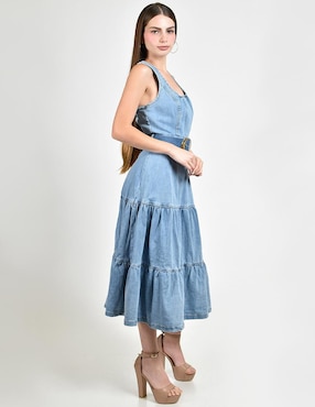 Vestido midi casual Roman Fashion para mujer