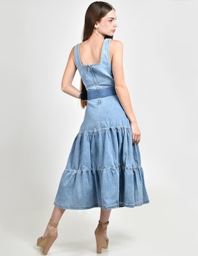 Vestido midi casual Roman Fashion para mujer