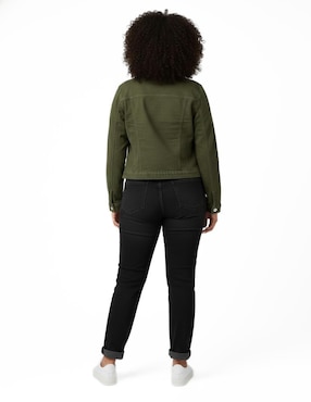 Chamarra denim Indicum Denim de mezclilla para mujer