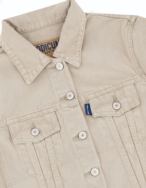 Chamarra denim Indicum Denim de mezclilla para mujer