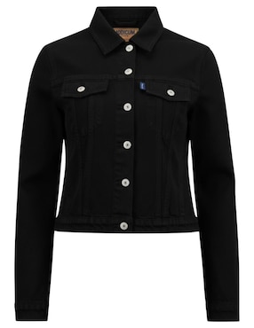 Chamarra denim Indicum Denim de mezclilla para mujer