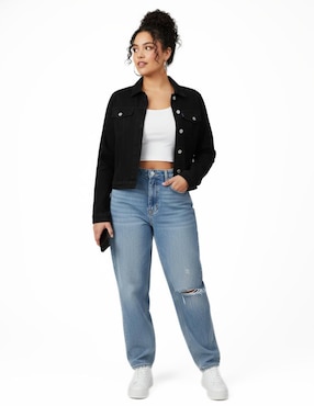 Chamarra denim Indicum Denim de mezclilla para mujer