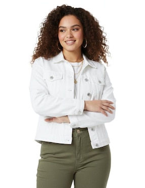 Chamarra denim Indicum Denim de mezclilla para mujer