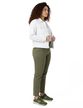 Chamarra denim Indicum Denim de mezclilla para mujer