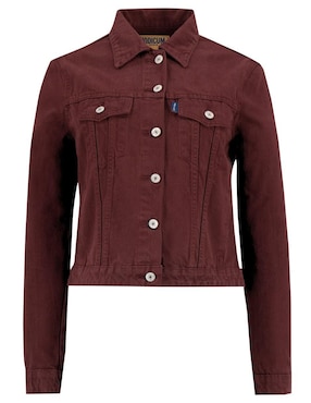 Chamarra denim Indicum Denim de mezclilla para mujer