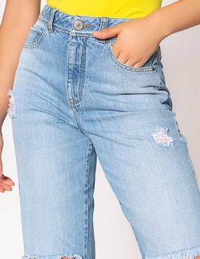 Jeans bota cintura Studio F para mujer