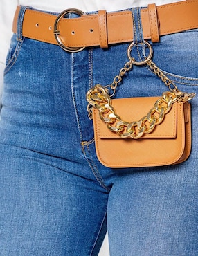Jeans skinny cintura Studio F Akora para mujer