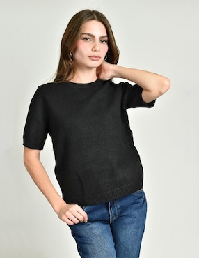 Blusa Roman Fashion manga corta para mujer