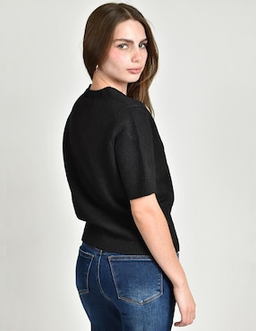 Blusa Roman Fashion manga corta para mujer