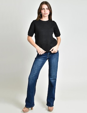 Blusa Roman Fashion manga corta para mujer