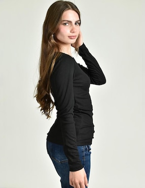 Blusa Roman Fashion manga larga para mujer
