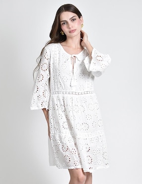 Vestido a la rodilla casual Roman Fashion para mujer