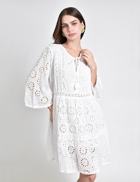 Vestido a la rodilla casual Roman Fashion para mujer