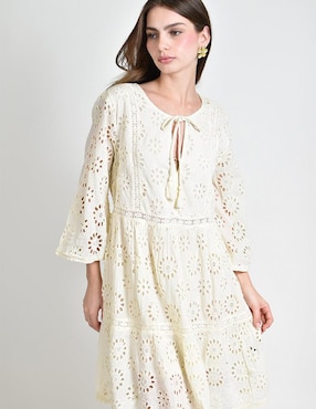 Vestido arriba de la rodilla casual Roman Fashion para mujer