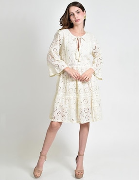 Vestido arriba de la rodilla casual Roman Fashion para mujer