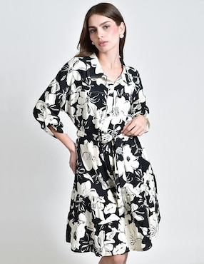 Vestido arriba de la rodilla casual Roman Fashion para mujer
