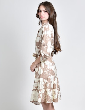Vestido a la rodilla casual Roman Fashion para mujer