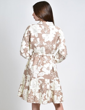 Vestido a la rodilla casual Roman Fashion para mujer