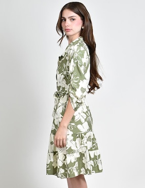 Vestido a la rodilla casual Roman Fashion para mujer