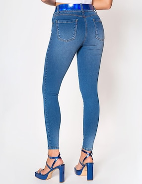 Jeans ultra slim cintura Studio F Estocolmo para mujer