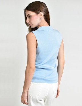 Blusa Roman Fashion sin manga para mujer