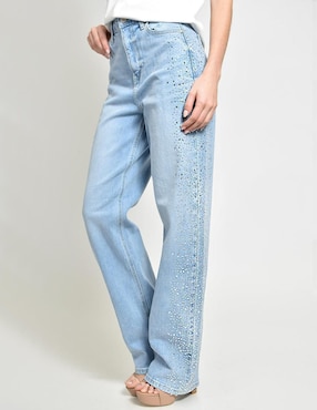 Jeans straight cintura alta Roman Fashion para mujer