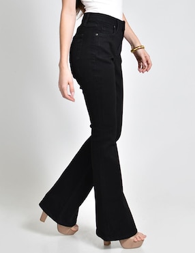 Jeans acampanado cintura alta Roman Fashion para mujer