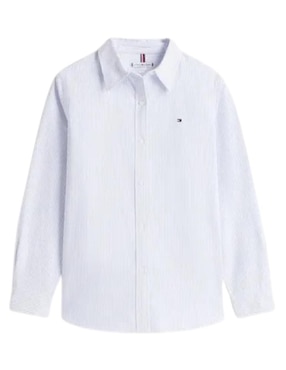 Camisa Tommy Hilfiger de algodón manga larga para mujer