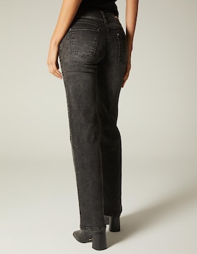 Jeans bota cintura Studio F Miner para mujer